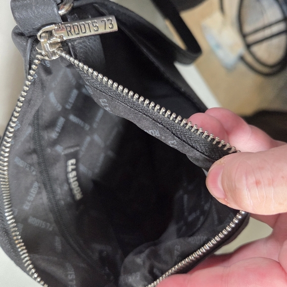 Roots Black Cute Crossbody Bag with Tassel - Picture 10 of 13